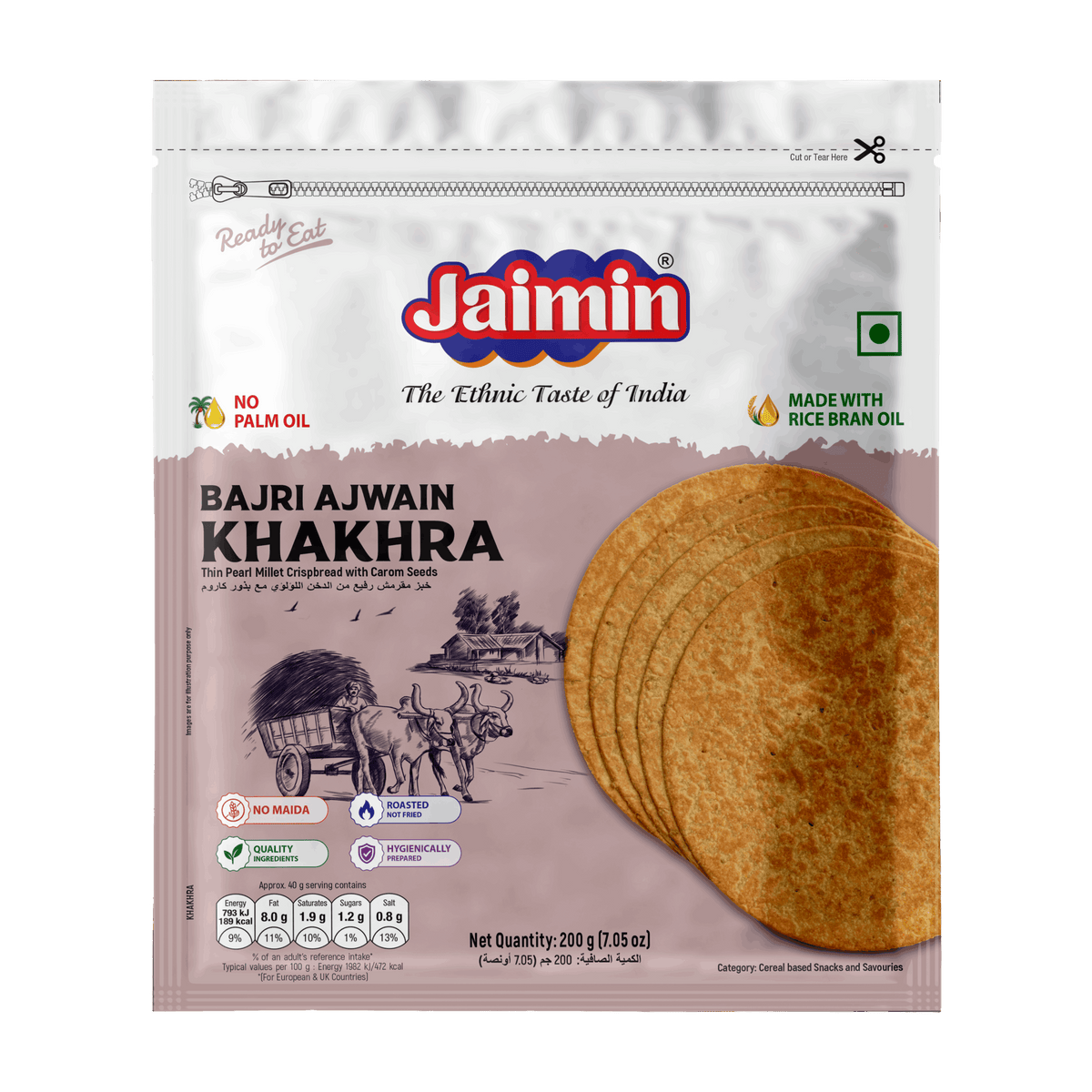 Bajri Ajwain Khakhra