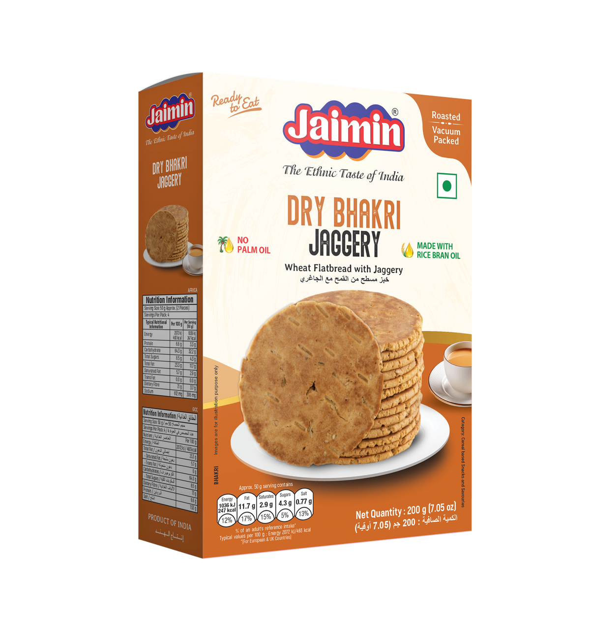 Dry Bhakri Jaggery
