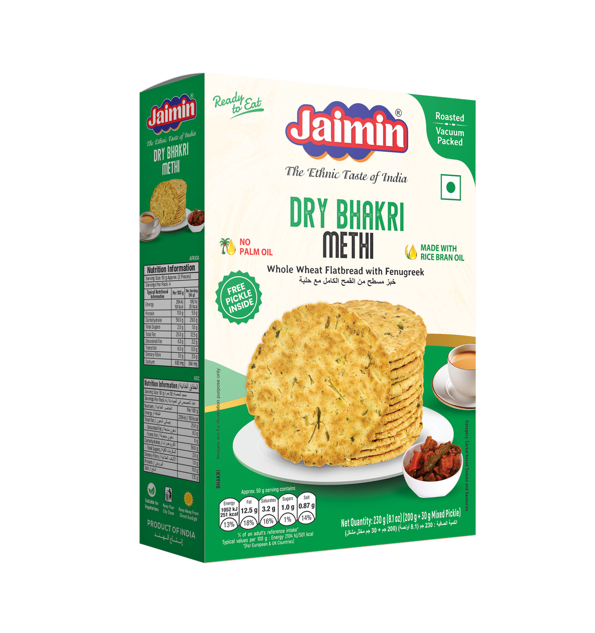 Dry Bhakri Methi